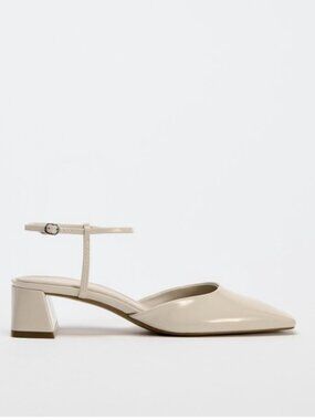 Zara Faux Patent Leather Slingback - 10 - NWT